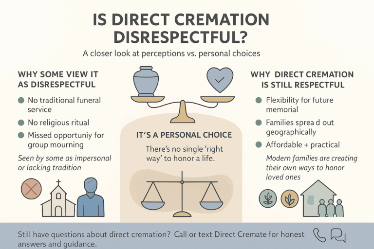 Are Minimal Funeral Services With a Direct Cremation Disrespectful?