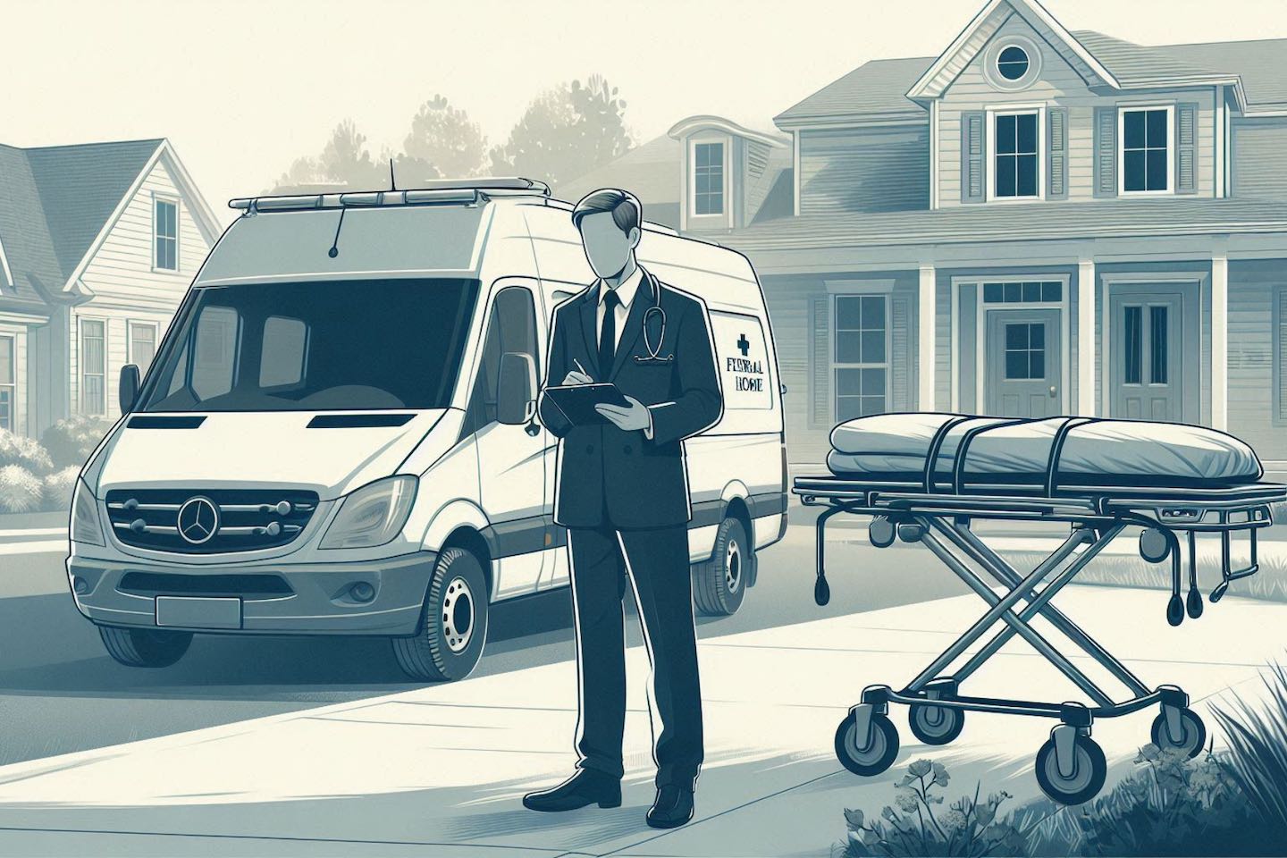 Interacting With Funeral Home Drivers For Transport