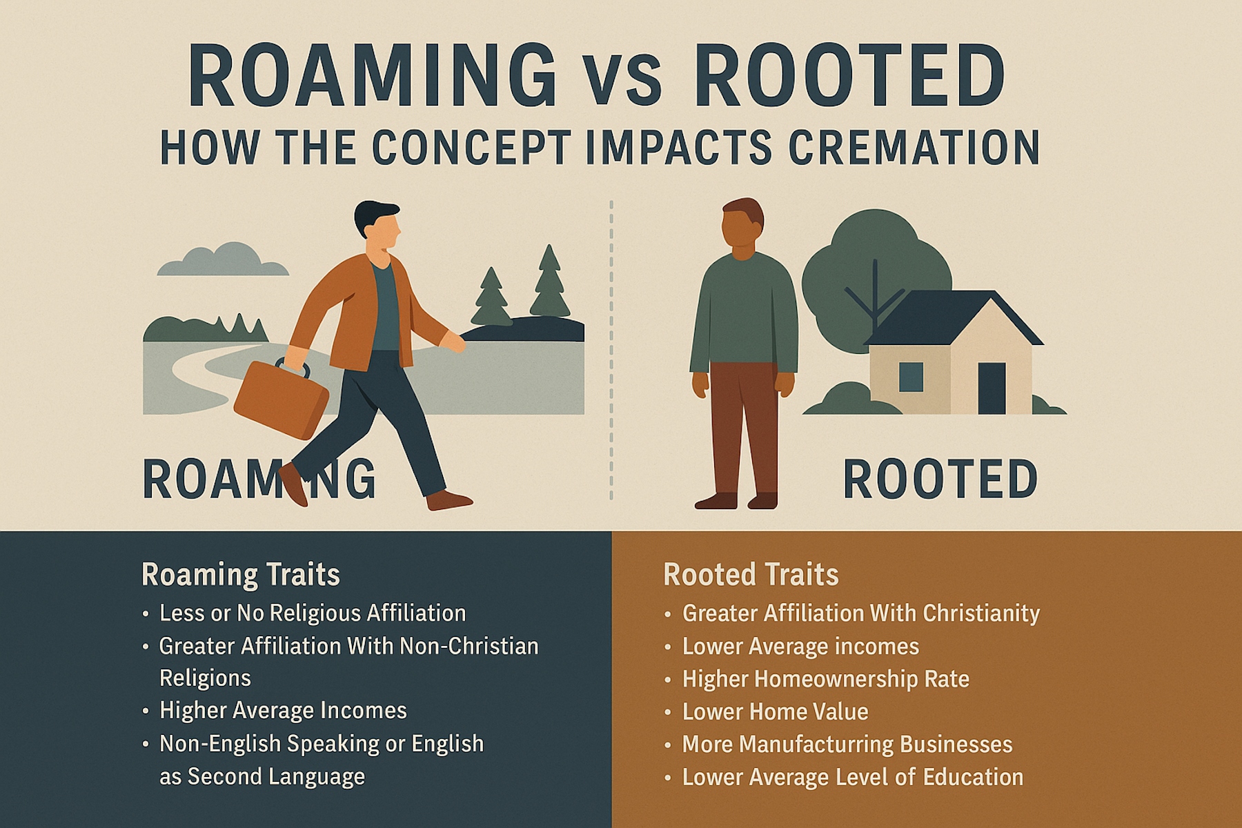 Roaming vs Rooted: How Moving Around Impacts Cremation