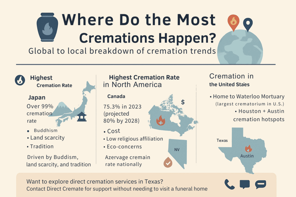 Where do the Most Cremations Happen?